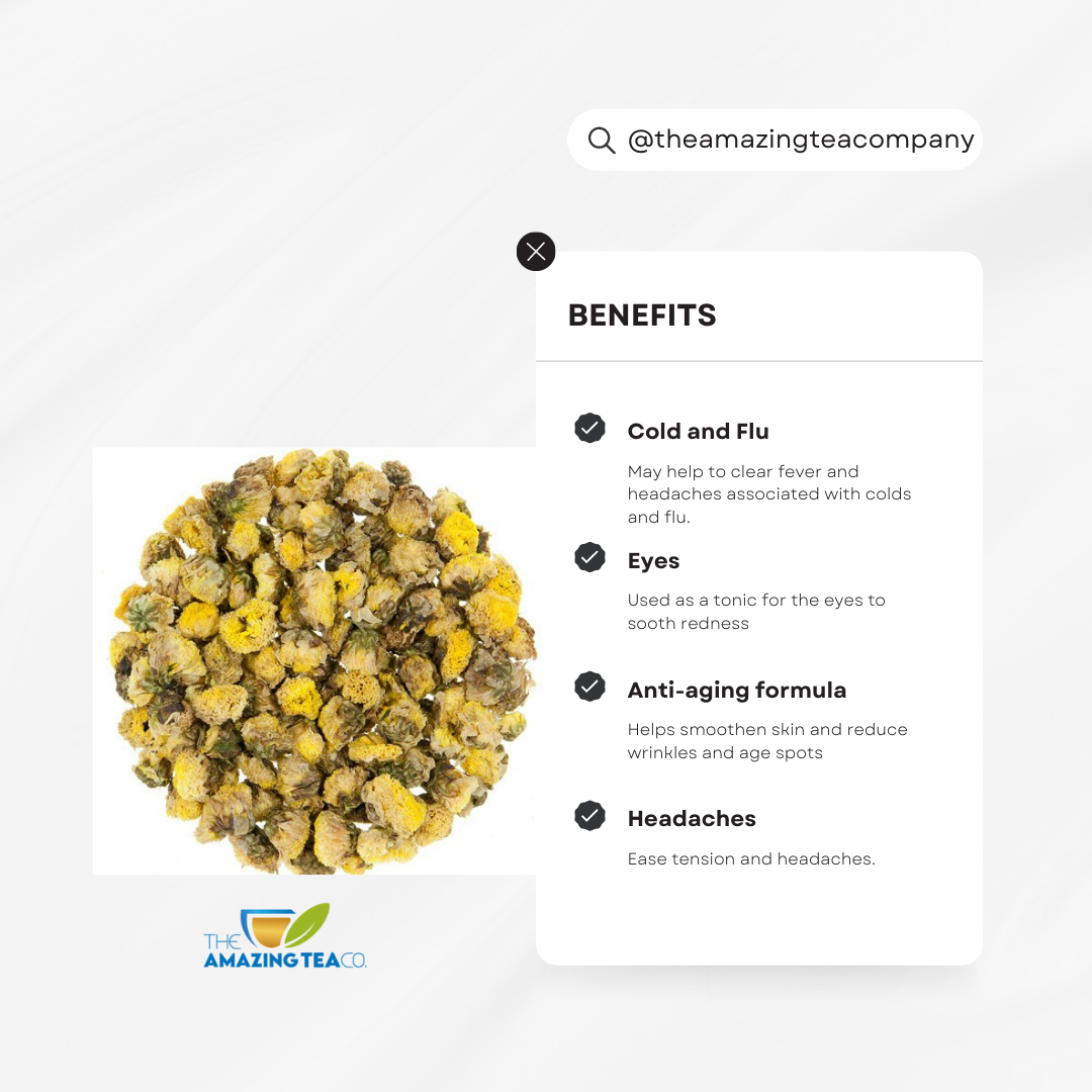 Chrysanthemum Tea - Organic - The Amazing Tea Company