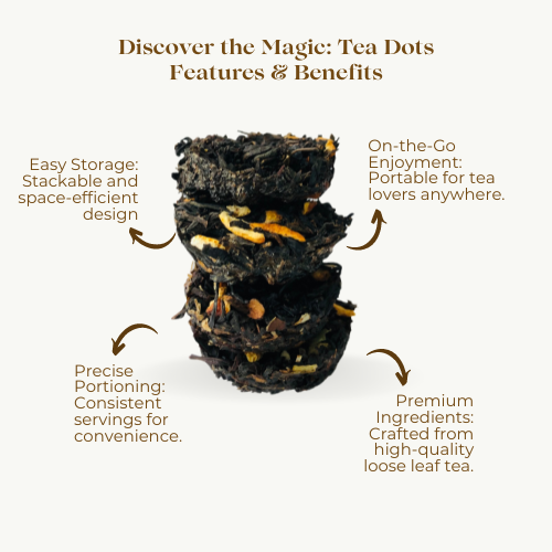Orange Spice Tea Dots - The Amazing Tea Company