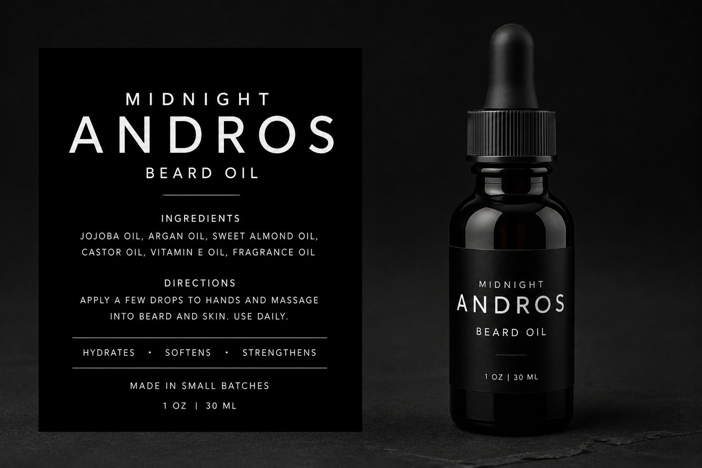 Midnight Andros Beard Oil