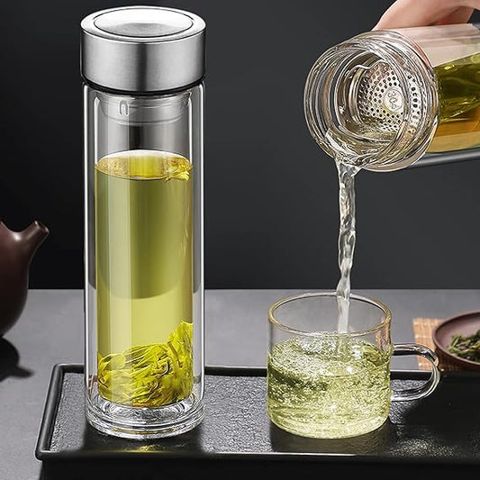 Glass Tea Infuser Bottle