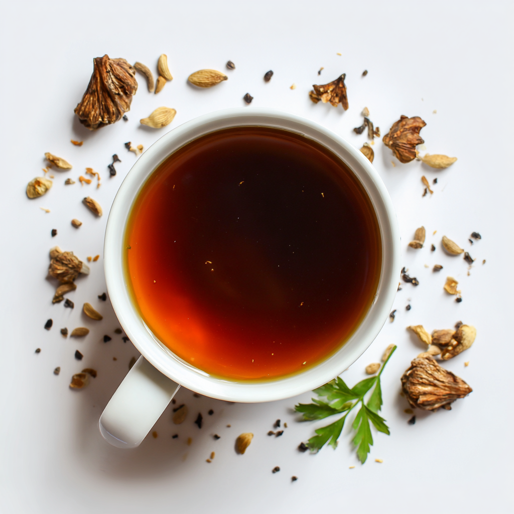 Cardamom and Ginger Chicory Roast Tea