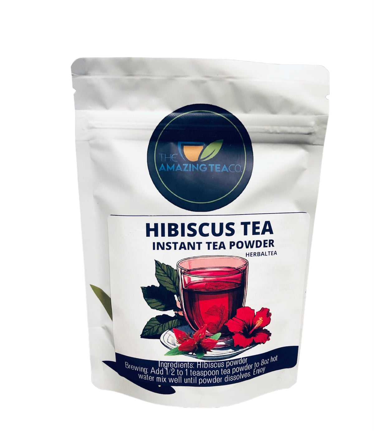 Hibiscus Instant Tea Powder The Amazing Tea Company Jamaican Sorrel