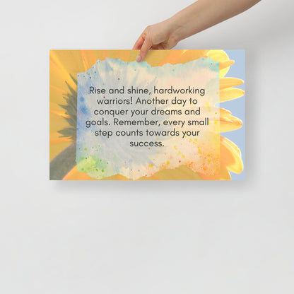 Rise and shine, hardworking warriors! - The Amazing Tea Company