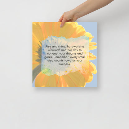Rise and shine, hardworking warriors! - The Amazing Tea Company