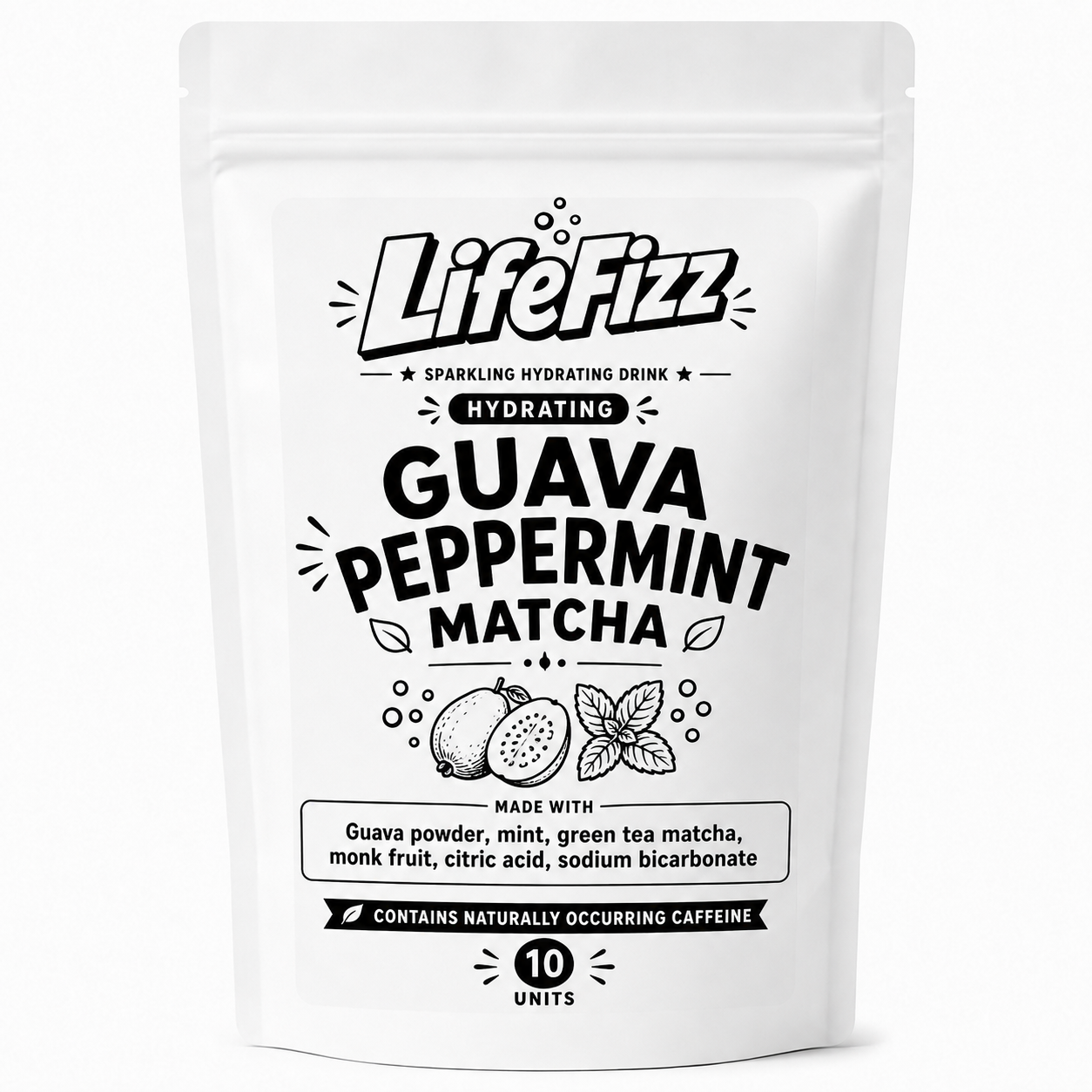 Guava Peppermint Matcha - LifeFizz