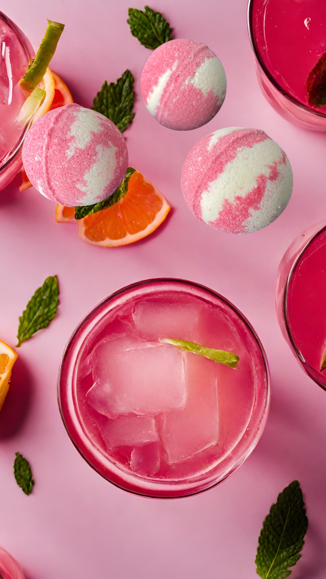 Strawberry Lemon Mocktail Bomb - The Amazing Tea Company