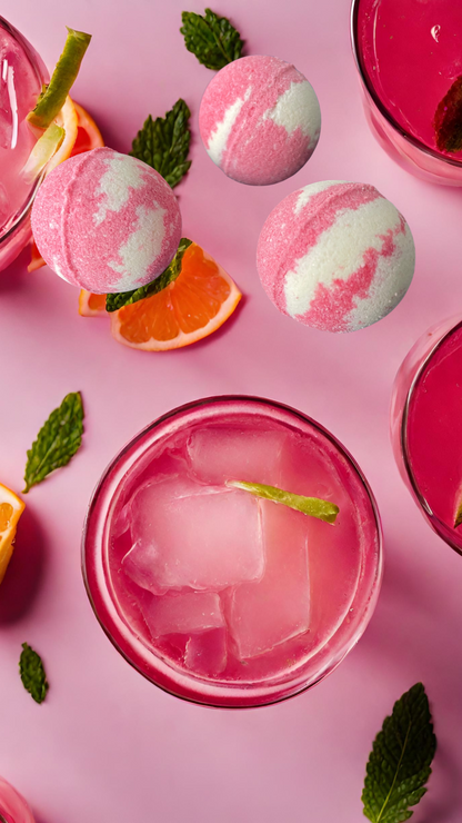 Strawberry Lemon Mocktail Bomb - The Amazing Tea Company