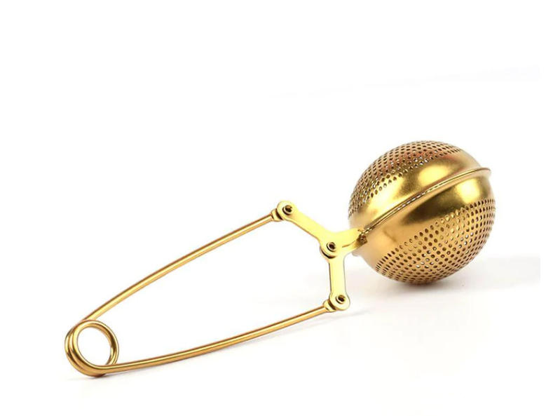 Gold Tea Infuser for Loose Leaf Tea Tea Accessories The Amazing Tea